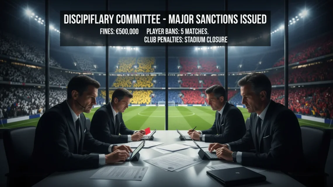 Futbol Disiplin Kararları: Büyük Takımlara Yüksek Bedelli Faturalar