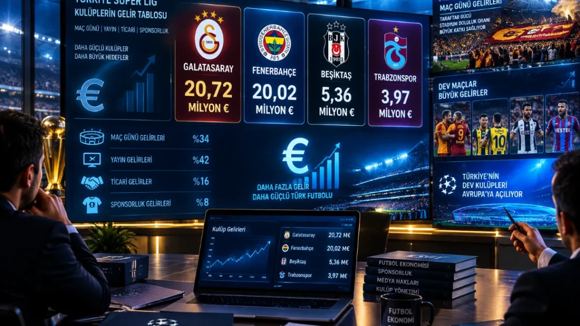 Türk Kulüplerinin Avrupa Kazancı: UEFA Güncel Gelir Tablosunu Paylaştı